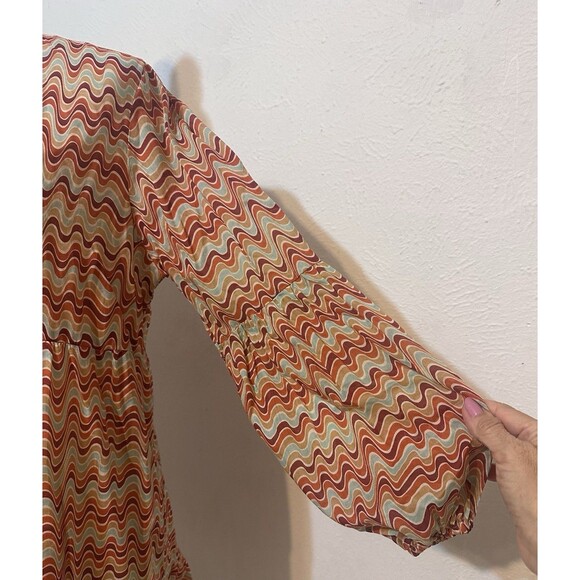 NWT Faithfull the Brand Pauletta Mini Dress Vadelia Print Size 4 Small Boho - Picture 4 of 10